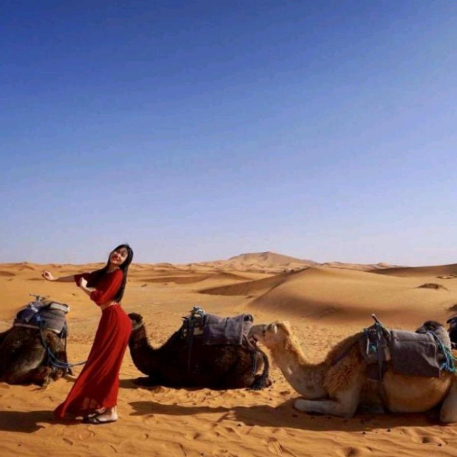 Готель Erg Chebbi Camel Trek Camp Мерзуга Екстер'єр фото