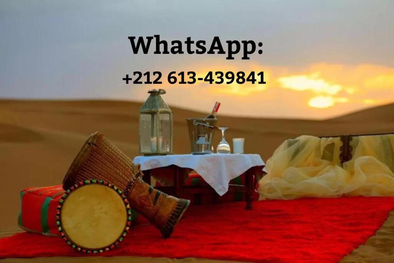 Готель Erg Chebbi Camel Trek Camp Мерзуга Екстер'єр фото