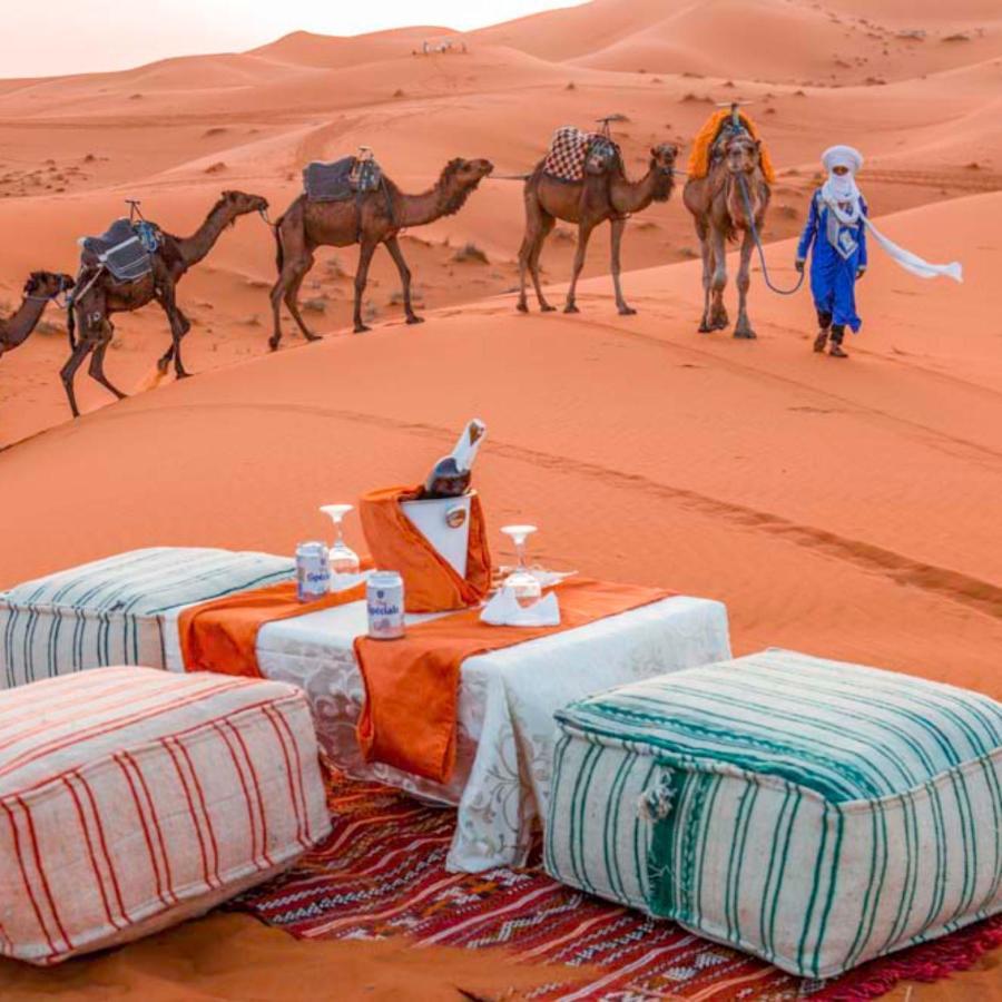 Готель Erg Chebbi Camel Trek Camp Мерзуга Екстер'єр фото